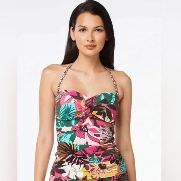 Bleu Rod Beattie Run Wild Draped Bandeau
Tankini Top and Bikini Bottom Size 14 - Picture 2 of 11